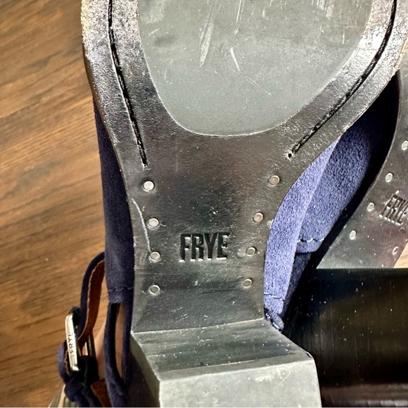 Frye • Suede Open Toe Bootie • 8 - Picture 7 of 10